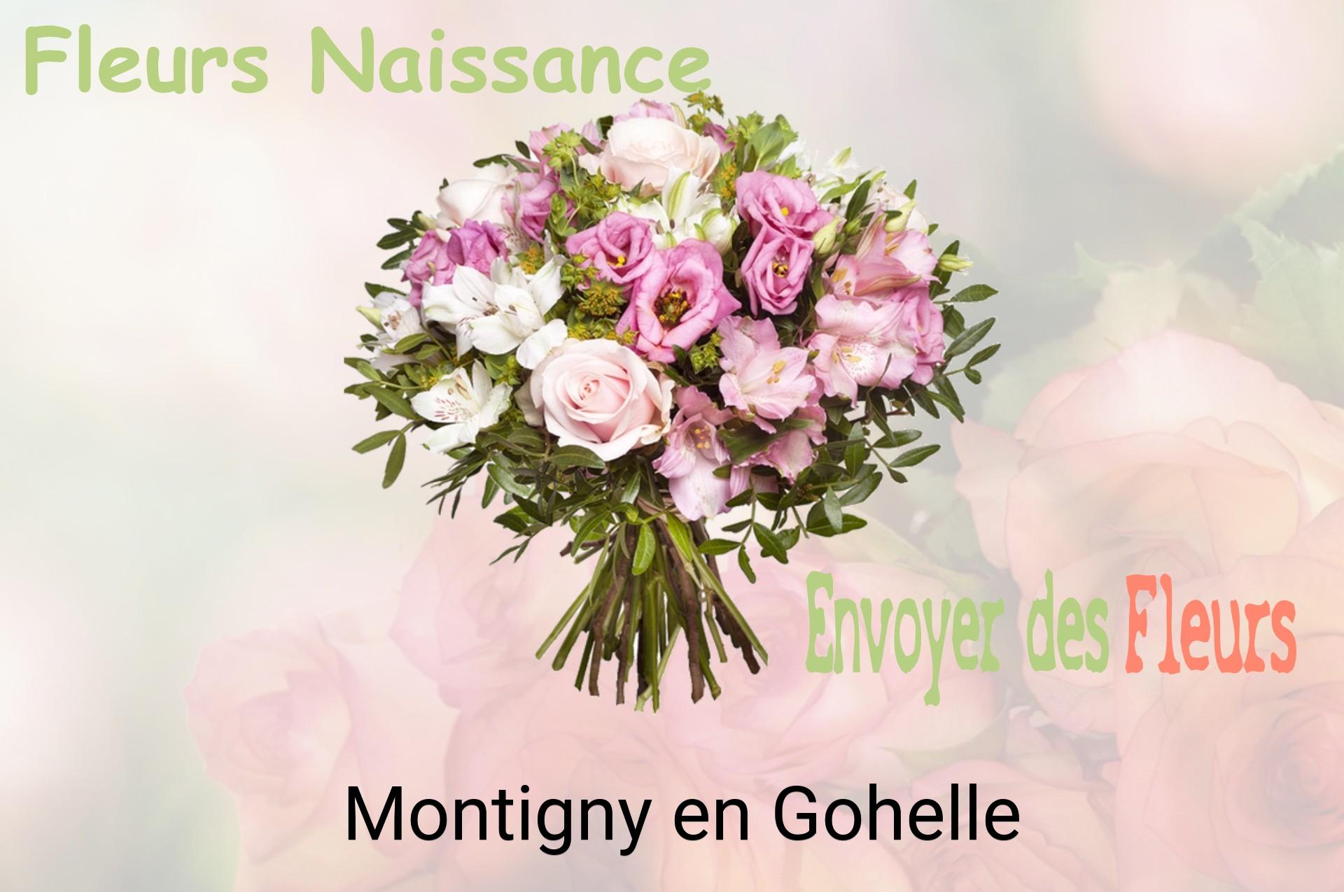 Bouquet de fleurs de naissance livré à Montigny-en-Gohelle