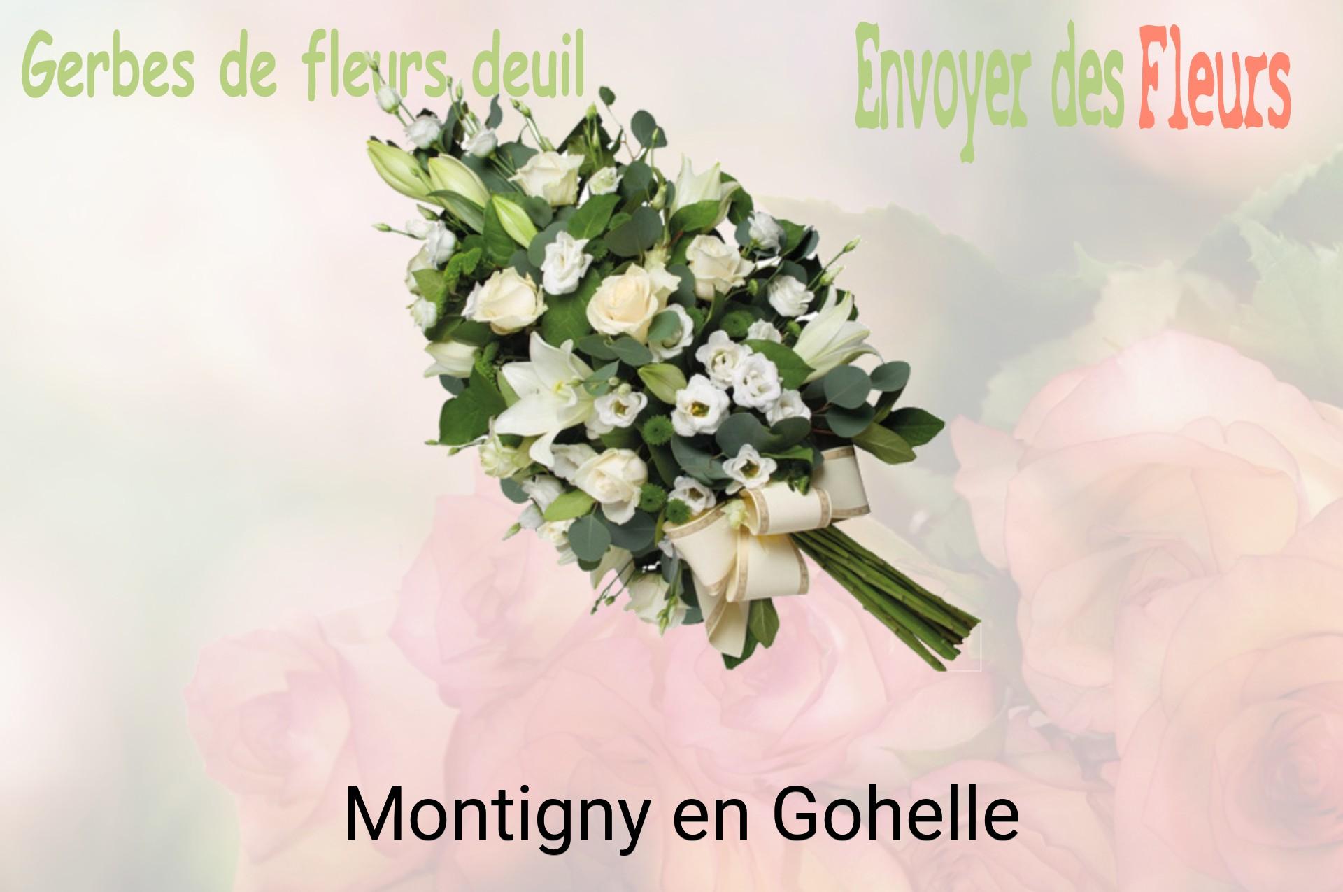 Gerbe de fleurs de deuil livrée à Montigny-en-Gohelle
